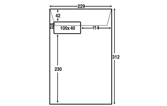 9403567 Lyche Konvolutt 3179 Konvolutt SOBER EC4 pose SKD 229x312 mm Trykk 2+0 10000 stk